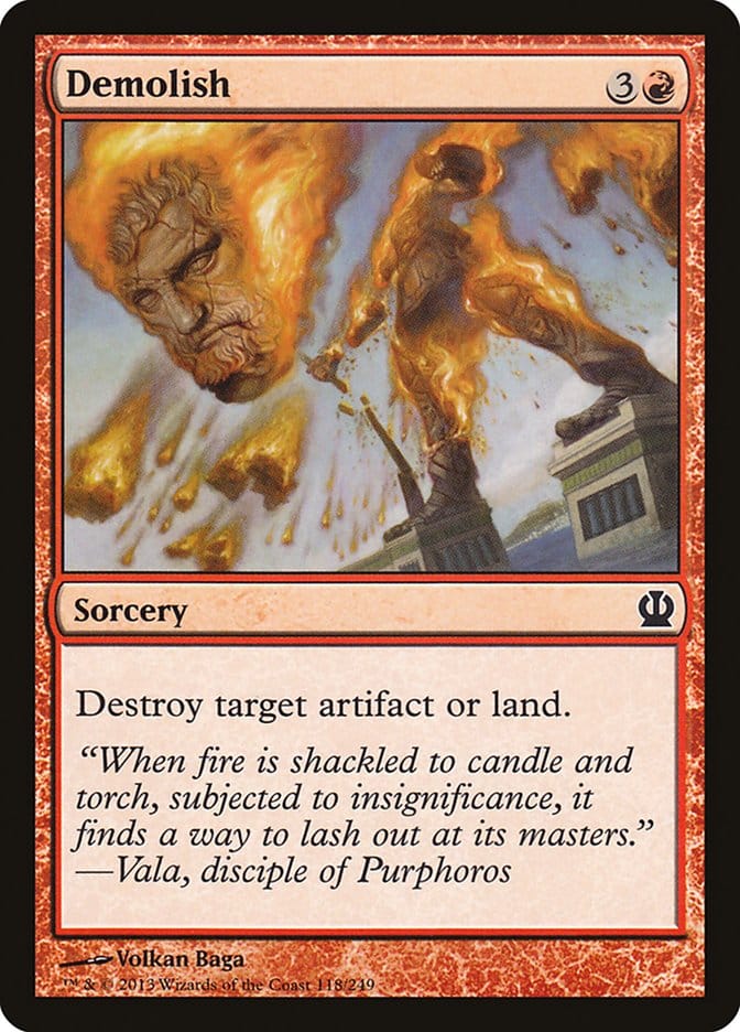 Demolish [Theros] Magic: The Gathering