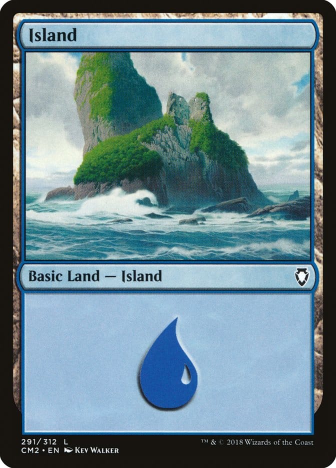 Island (291) [Commander Anthology Volume II] Magic: The Gathering