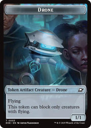 Drone // Lander (0006) Doubled-Sided Token [Edge of Eternities Tokens] Magic: The Gathering