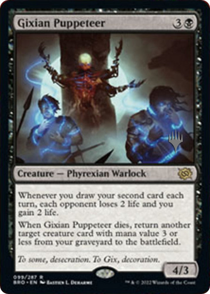 Gixian Puppeteer (Promo Pack) [The Brothers' War Promos] Magic: The Gathering