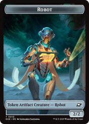 Robot // Lander (0007) Double-Sided Token [Edge of Eternities Tokens] Magic: The Gathering