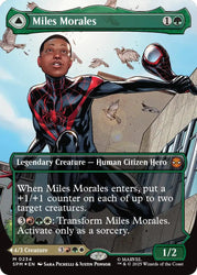 Miles Morales (0234) (Borderless) [Marvel's Spider-Man] Magic: The Gathering