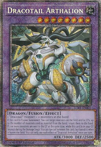 Dracotail Arthalion (Starlight Rare) [JUSH-EN006] Starlight Rare Yu-Gi-Oh!