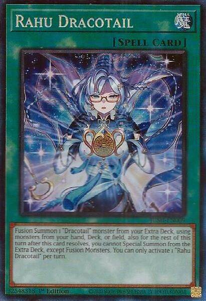 Rahu Dracotail (CR) [JUSH-EN009] Collector's Rare Yu-Gi-Oh!