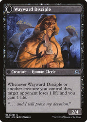 Pious Evangel // Wayward Disciple [Shadows over Innistrad] Magic: The Gathering