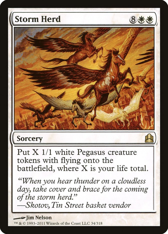 Storm Herd [Commander 2011] Magic: The Gathering