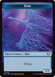 Bird // Pest Double-Sided Token [Edge of Eternities Commander Tokens] Magic: The Gathering