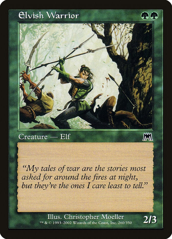 Elvish Warrior [Onslaught] Magic: The Gathering