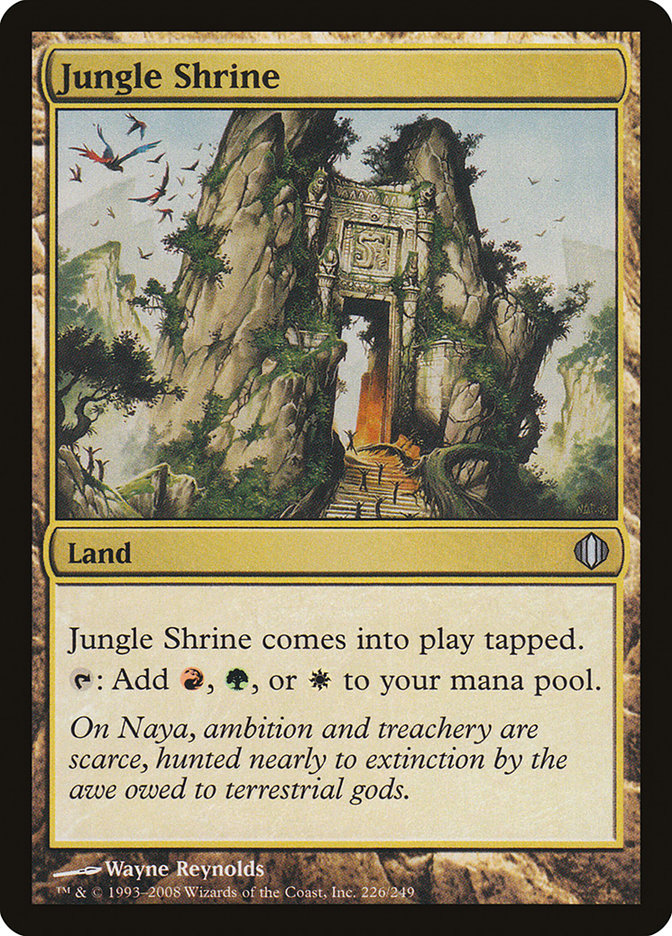 Jungle Shrine [Shards of Alara] Magic: The Gathering