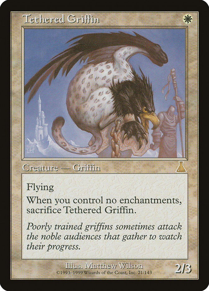 Tethered Griffin [Urza's Destiny] Magic: The Gathering