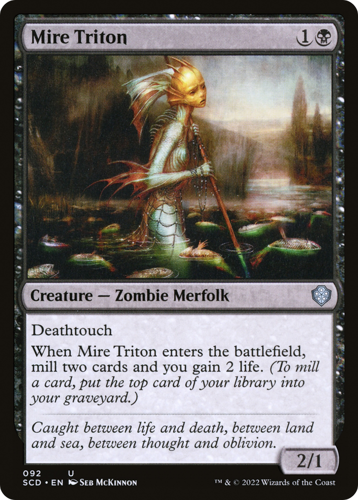 Mire Triton [Starter Commander Decks] Magic: The Gathering