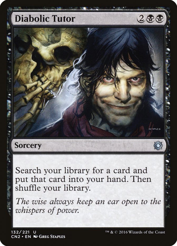 Diabolic Tutor [Conspiracy: Take the Crown] Magic: The Gathering