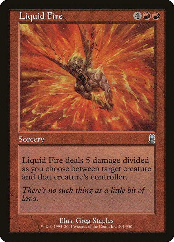 Liquid Fire [Odyssey] Magic: The Gathering