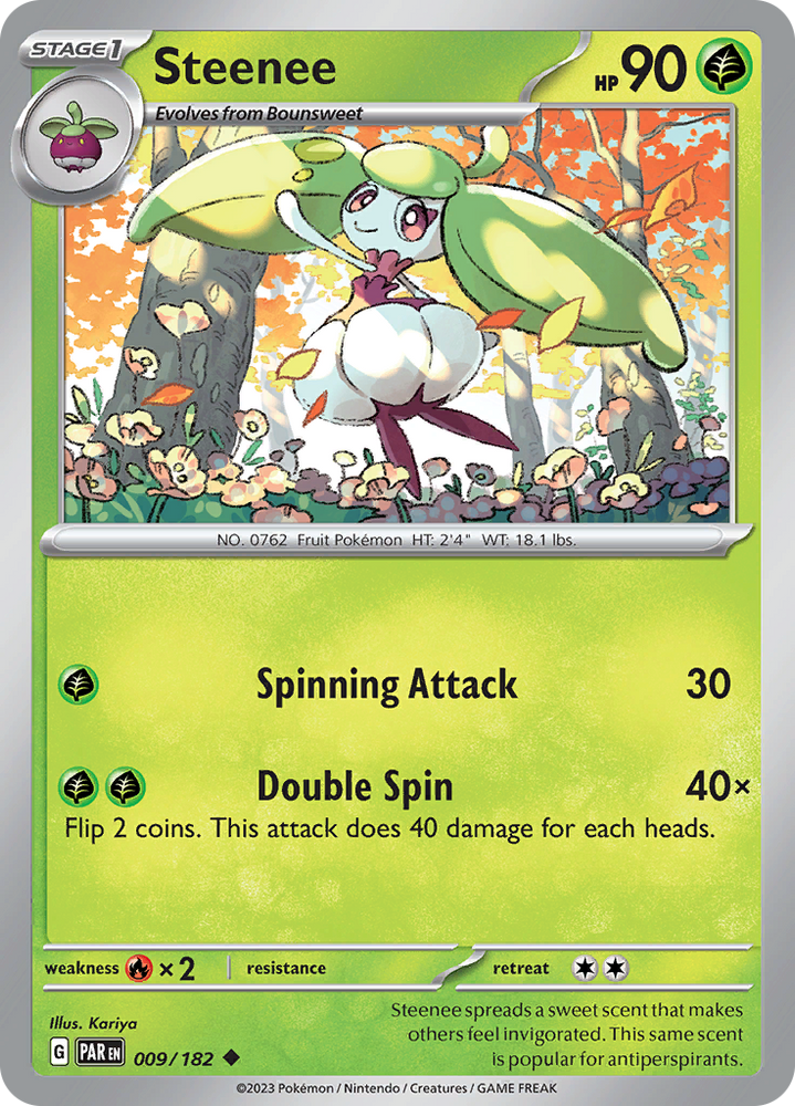 Steenee (009/182) [Scarlet & Violet: Paradox Rift] Pokémon