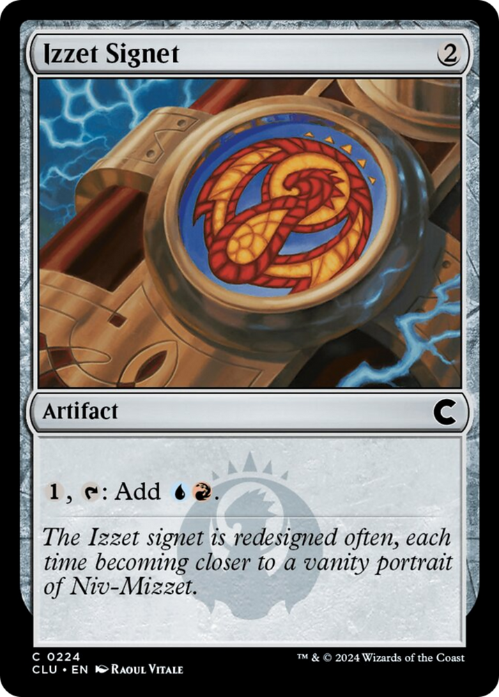 Izzet Signet [Ravnica: Clue Edition] Magic: The Gathering