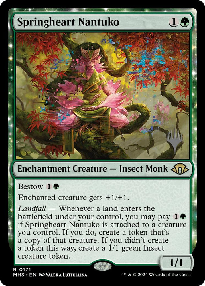 Springheart Nantuko (Promo Pack) [Edge of Eternities Promo Pack] Magic: The Gathering