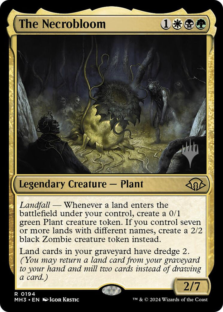 The Necrobloom (Promo Pack) [Edge of Eternities Promo Pack] Magic: The Gathering