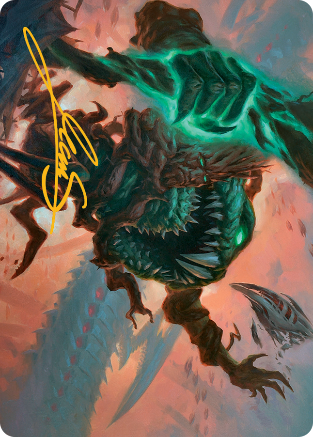 Yargle and Multani Art Card (Gold-Stamped Signature) [March of the Machine Art Series] Magic: The Gathering
