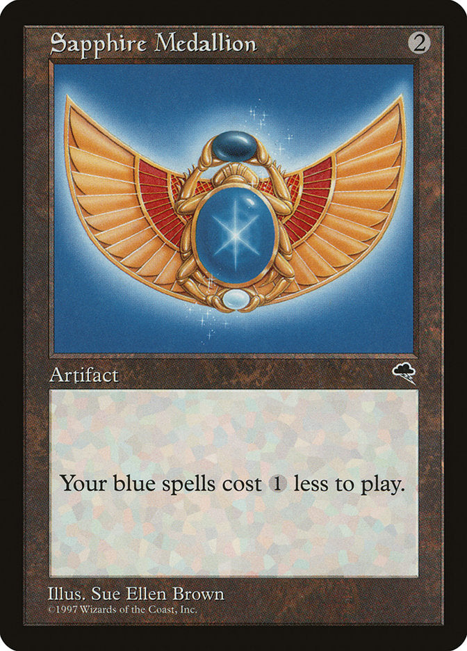 Sapphire Medallion [Tempest] Magic: The Gathering