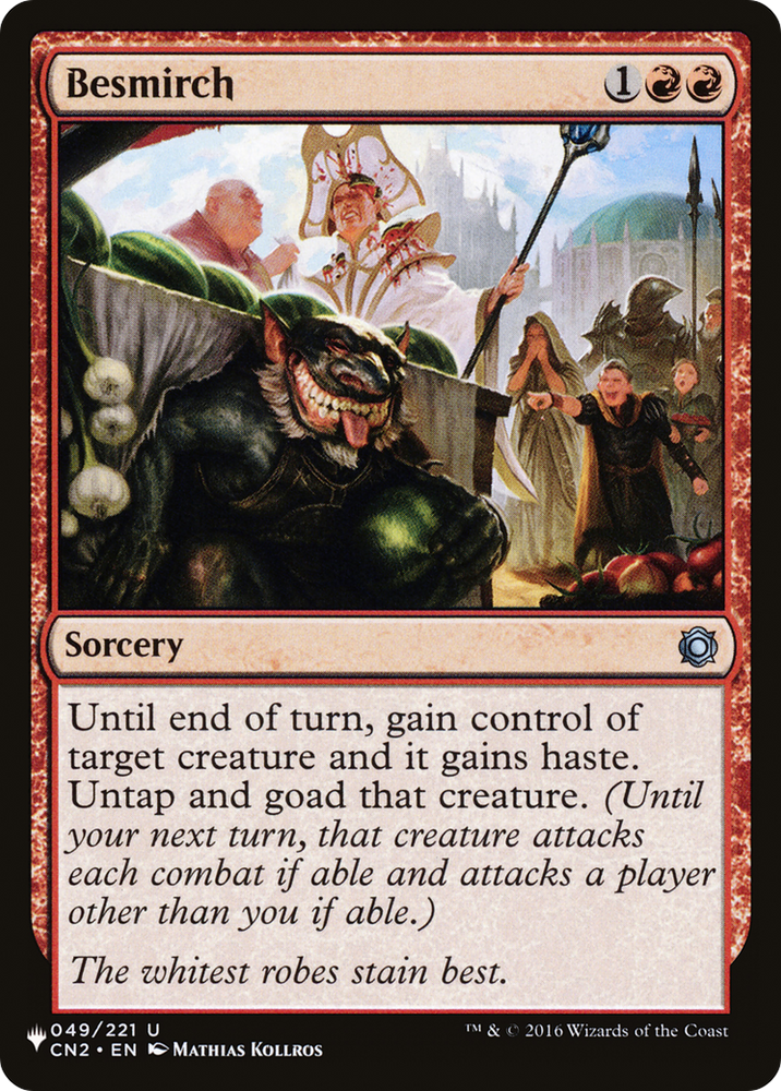 Besmirch [The List] Magic: The Gathering