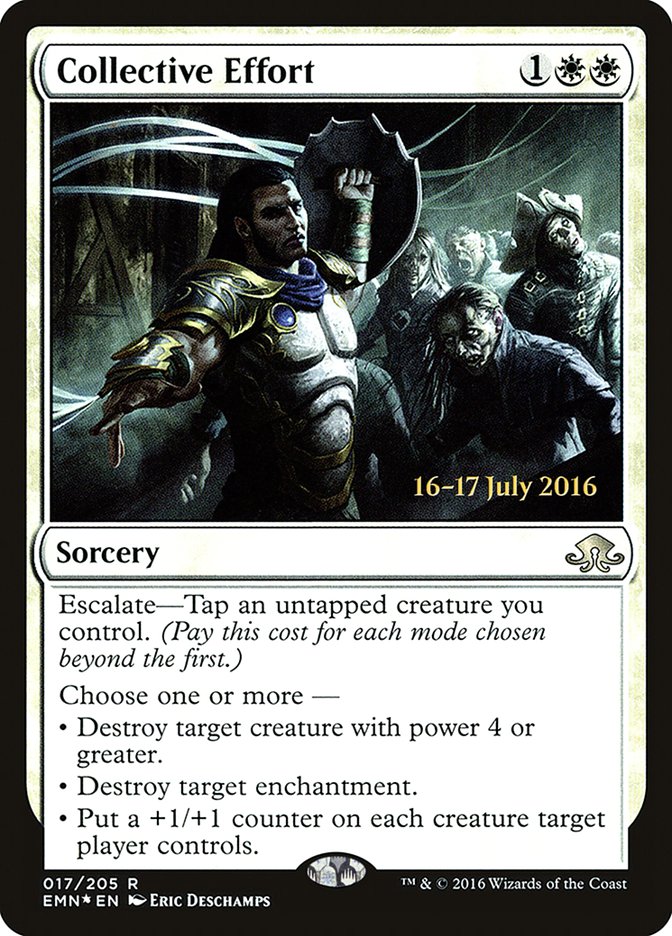 Collective Effort [Eldritch Moon Prerelease Promos] Magic: The Gathering