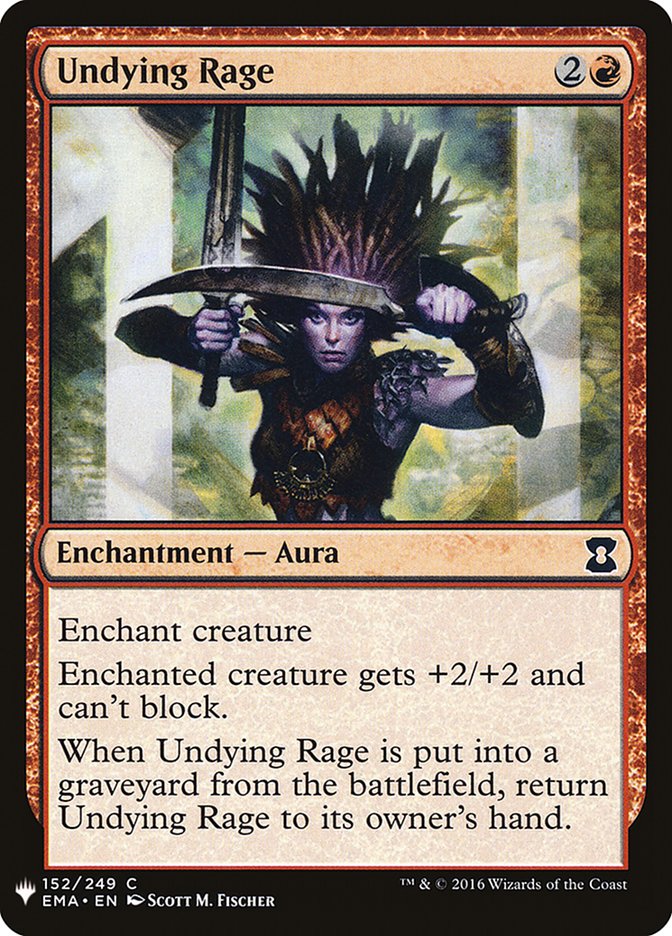 Undying Rage [Mystery Booster] Magic: The Gathering