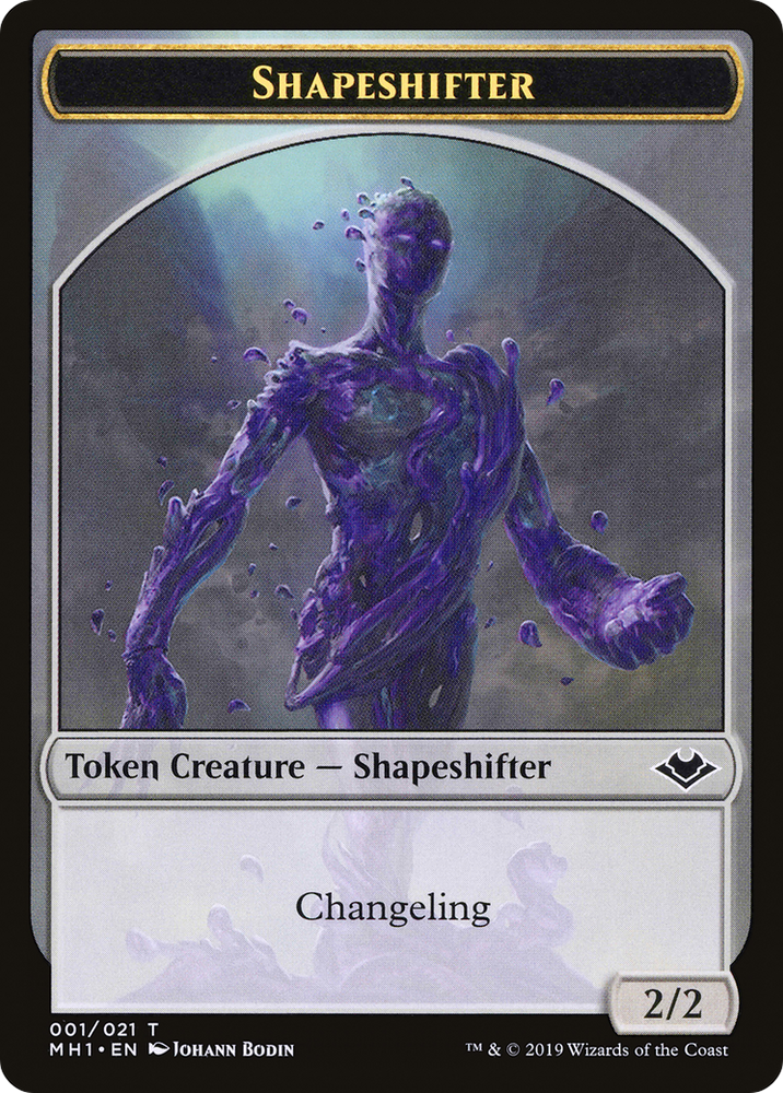 Shapeshifter // Spider Double-Sided Token [Modern Horizons Tokens] Magic: The Gathering