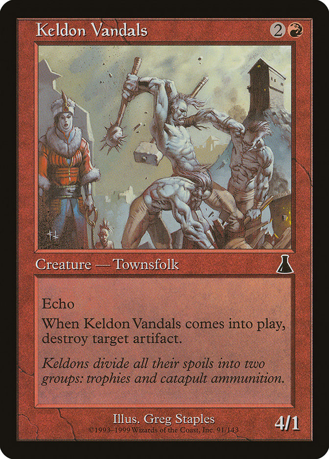 Keldon Vandals [Urza's Destiny] Magic: The Gathering