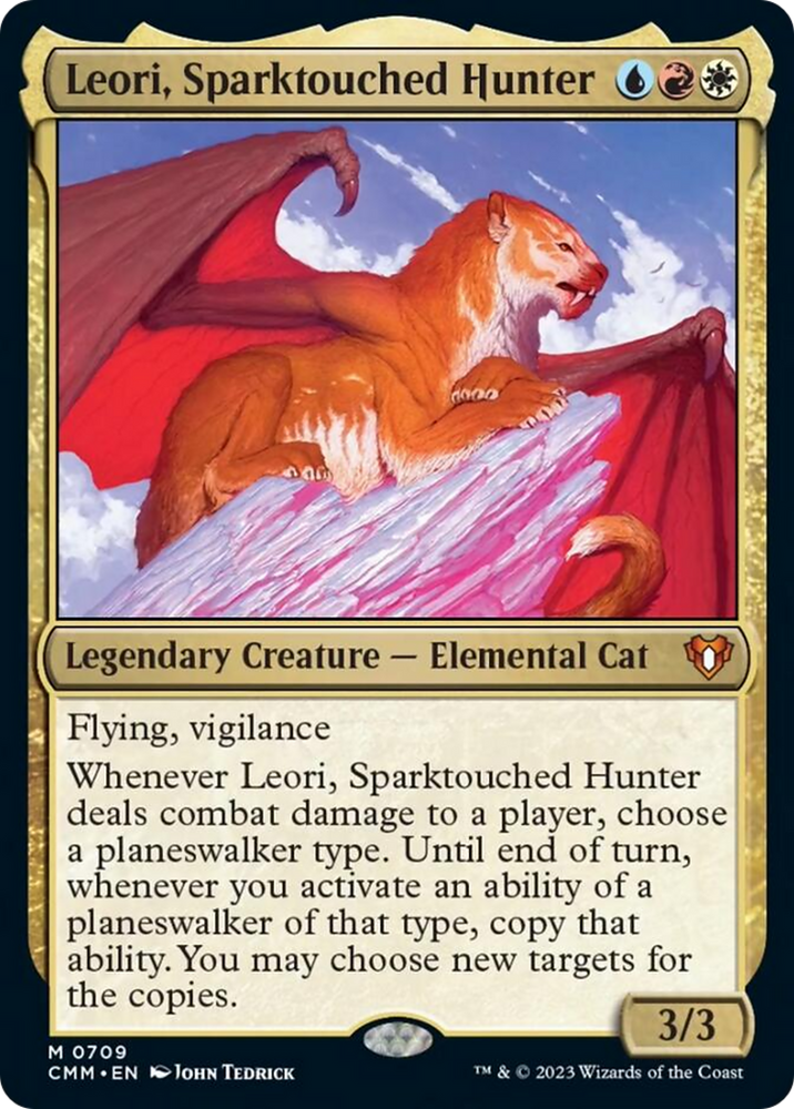 Leori, Sparktouched Hunter [Commander Masters] Magic: The Gathering