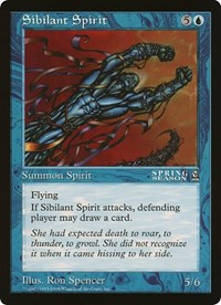 Sibilant Spirit (Oversized) [Oversize Cards] Magic: The Gathering