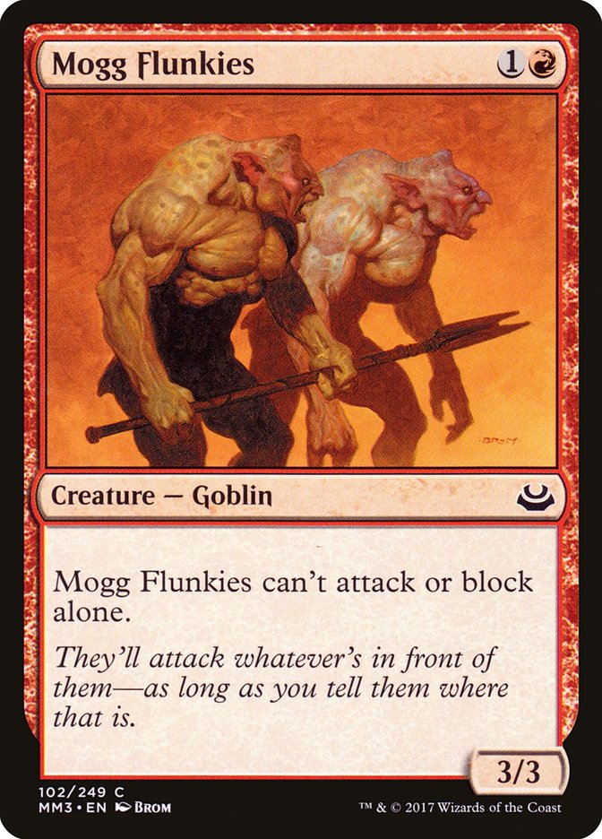 Mogg Flunkies [Modern Masters 2017] Magic: The Gathering
