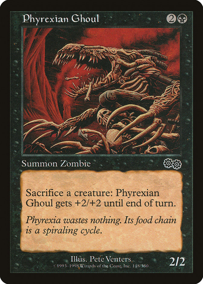 Phyrexian Ghoul [Urza's Saga] Magic: The Gathering