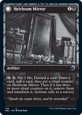 Heirloom Mirror // Inherited Fiend [Innistrad: Double Feature] Magic: The Gathering