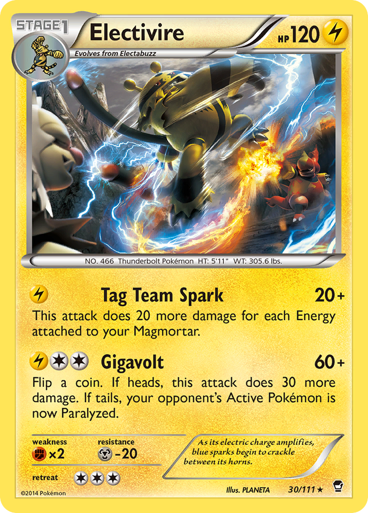 Electivire (30/111) [XY: Furious Fists] Pokémon