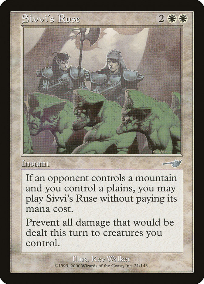Sivvi's Ruse [Nemesis] Magic: The Gathering