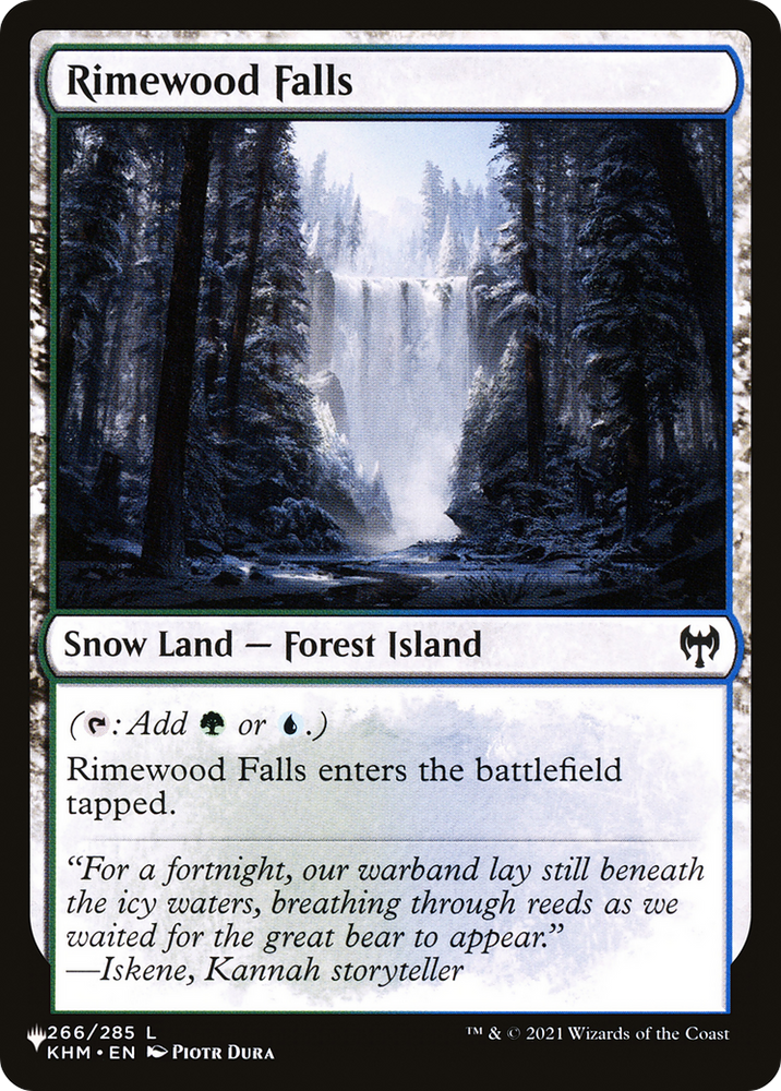 Rimewood Falls [Secret Lair: From Cute to Brute] Magic: The Gathering