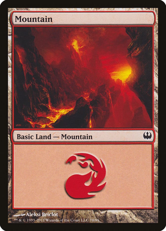 Mountain (78) [Duel Decks: Knights vs. Dragons] Magic: The Gathering