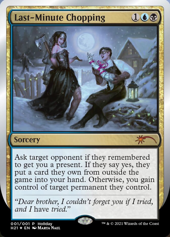 Last-Minute Chopping [Happy Holidays] Magic: The Gathering