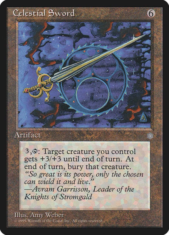 Celestial Sword [Ice Age] Magic: The Gathering