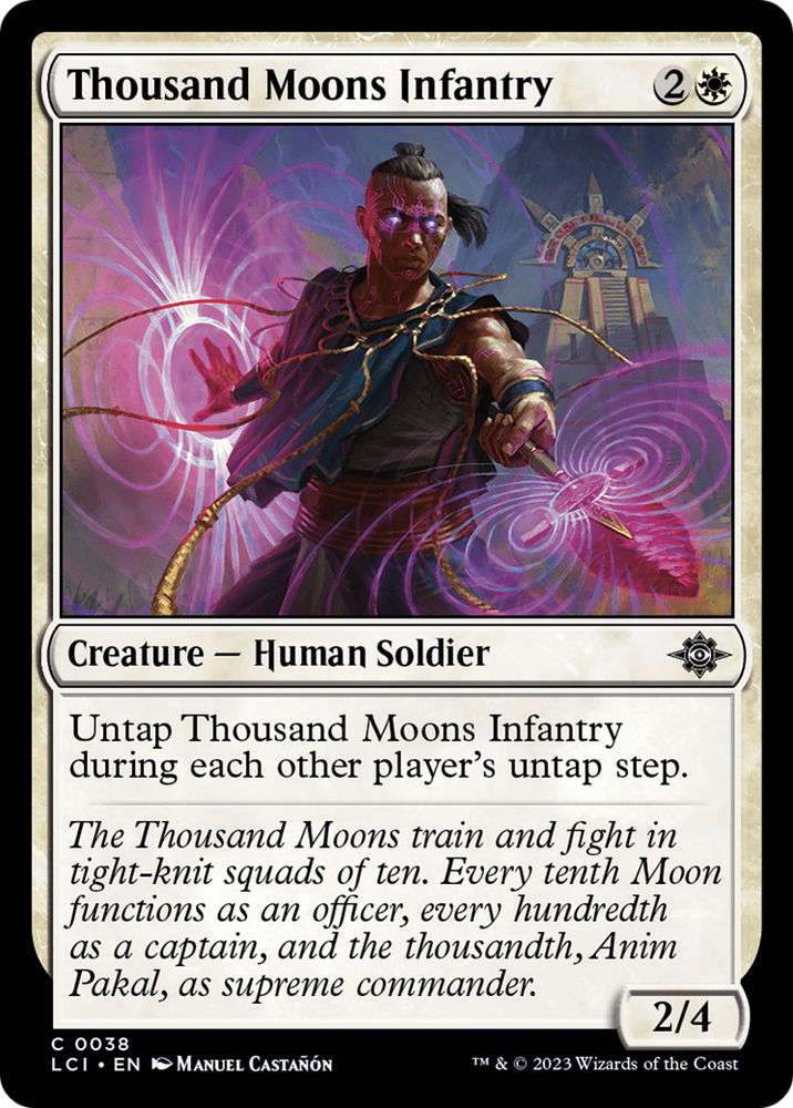 Thousand Moons Infantry [The Lost Caverns of Ixalan] Magic: The Gathering