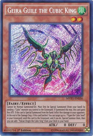 Geira Guile the Cubic King [MVP1-ENS36] Secret Rare - Yugioh Cards For Your TCG Needs!