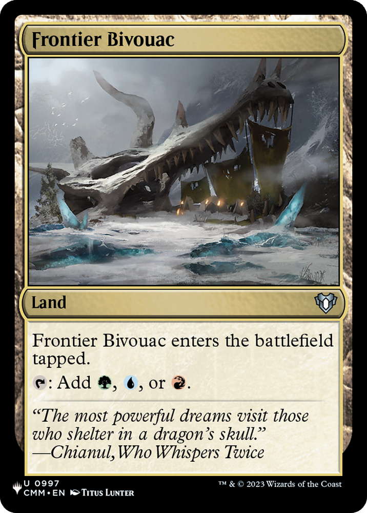 Frontier Bivouac (CMM) [The List] Magic: The Gathering