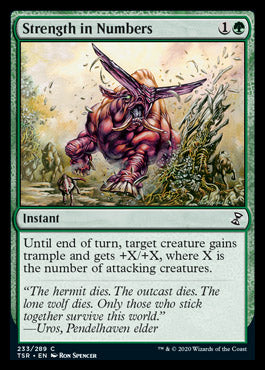Strength in Numbers [Time Spiral Remastered] Magic: The Gathering