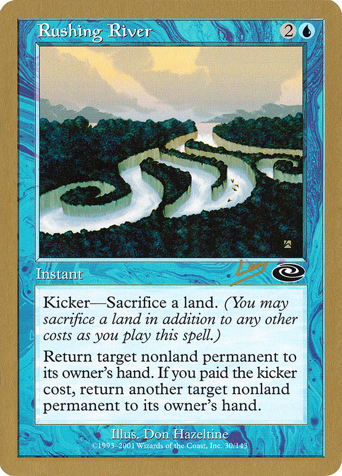 Rushing River (Raphael Levy) [World Championship Decks 2002] Magic: The Gathering