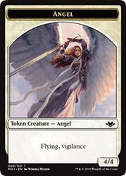 Angel (002) // Illusion (005) Double-Sided Token [Modern Horizons Tokens] Magic: The Gathering