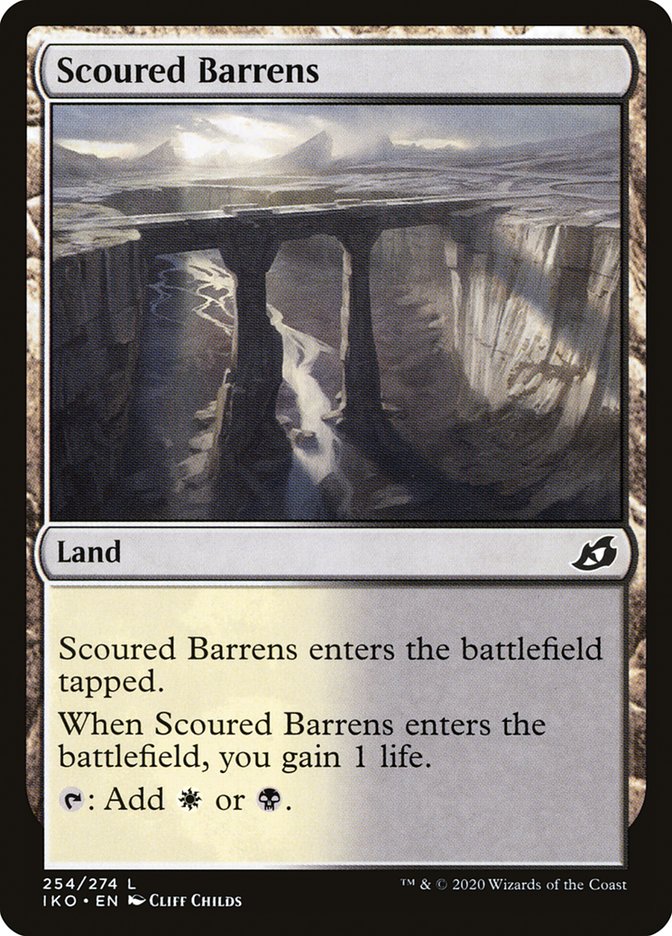 Scoured Barrens [Ikoria: Lair of Behemoths] Magic: The Gathering