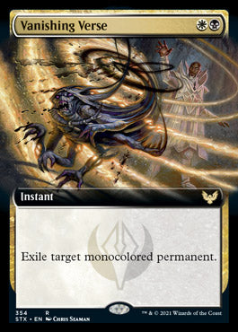 Vanishing Verse (Extended Art) [Strixhaven: School of Mages] Magic: The Gathering