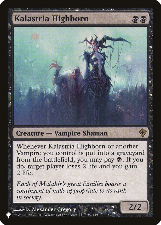 Kalastria Highborn [The List] Magic: The Gathering