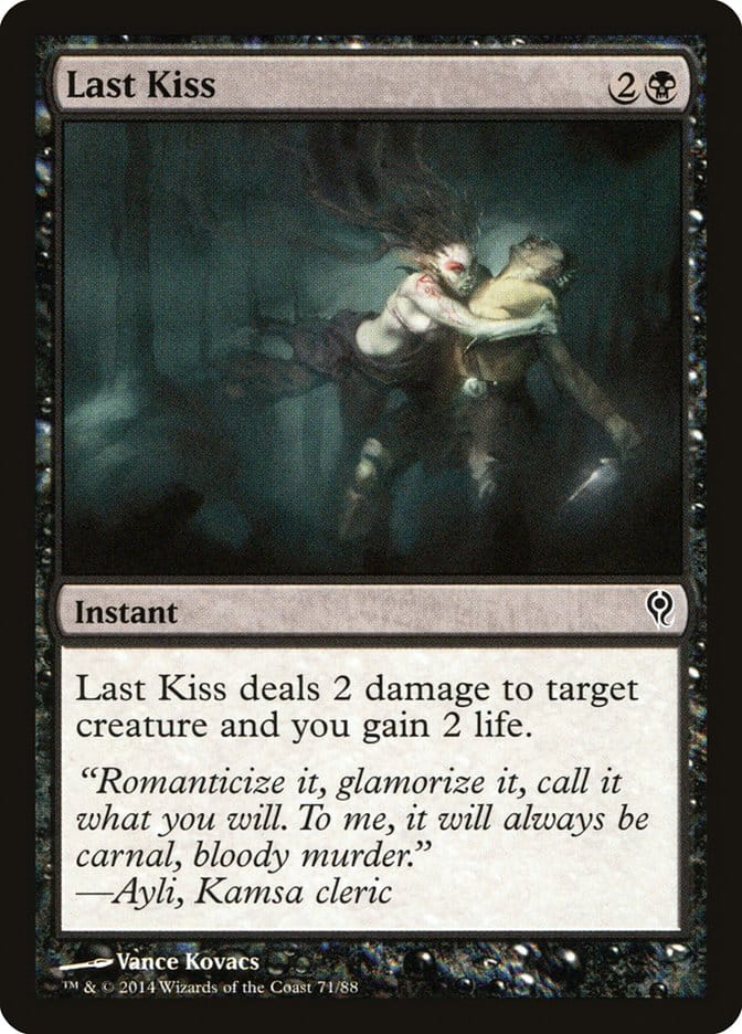 Last Kiss [Duel Decks: Jace vs. Vraska] Magic: The Gathering