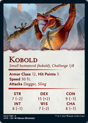 Kobold Art Card [Dungeons & Dragons: Adventures in the Forgotten Realms Art Series] Magic: The Gathering